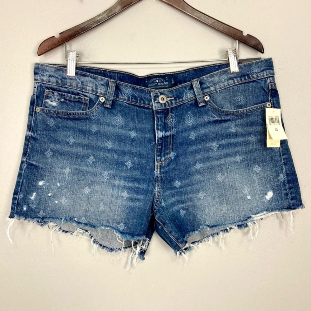Lucky Brand The Cut Off jean shorts
